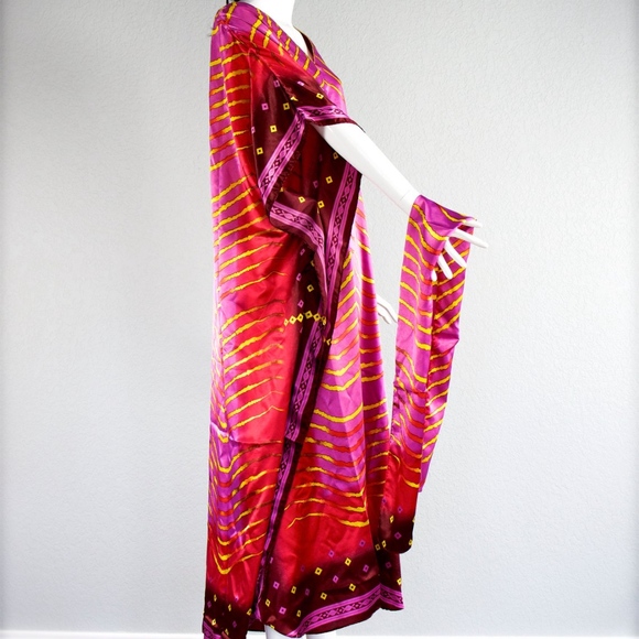 1980's Ashro Caftan and Scarf - Picture 3 of 4